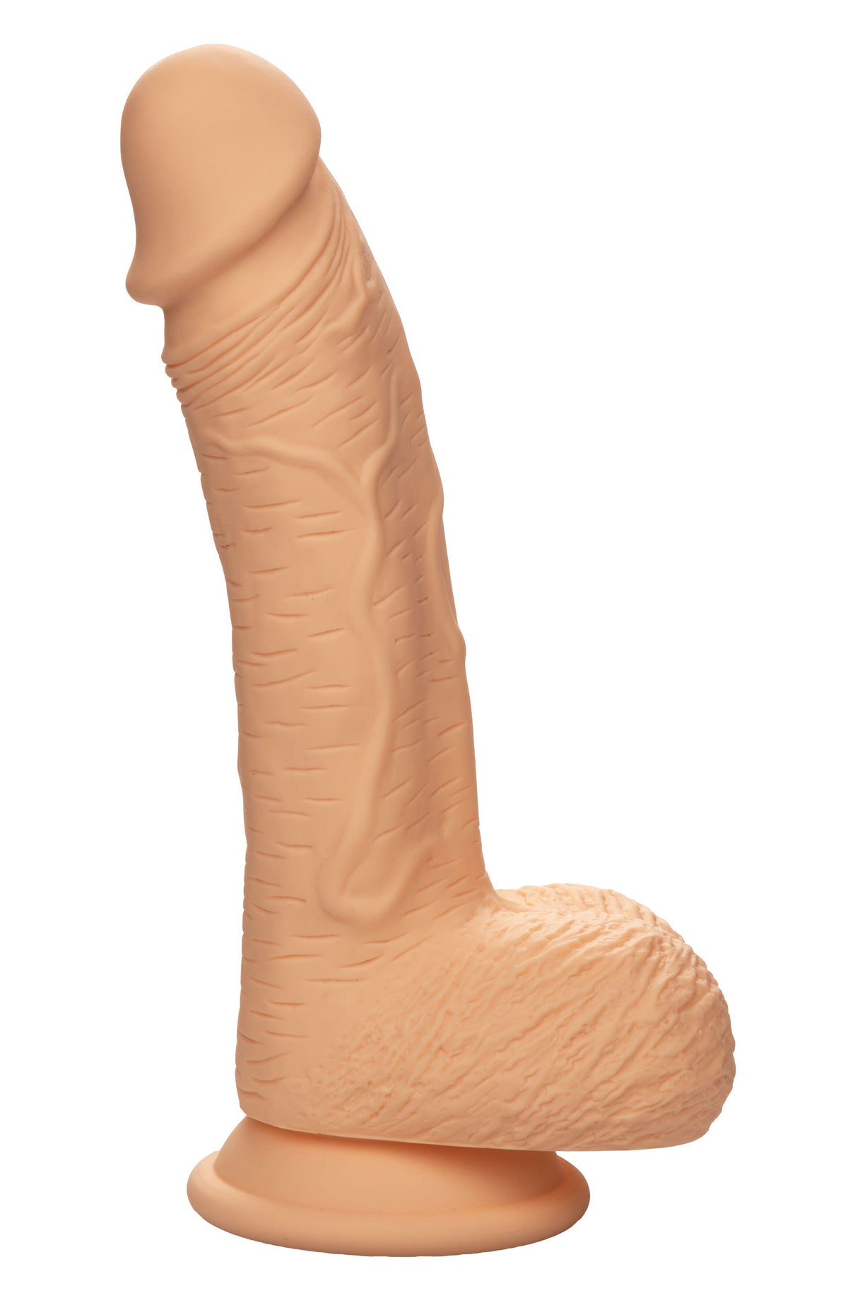 Dual Density Silicone Studs 6.25 Inch / 16 cm Ivory Realistic Flexible Design with Suction Cup Base > Dildos > Realistic Dildos - Tophatter Daily Deals