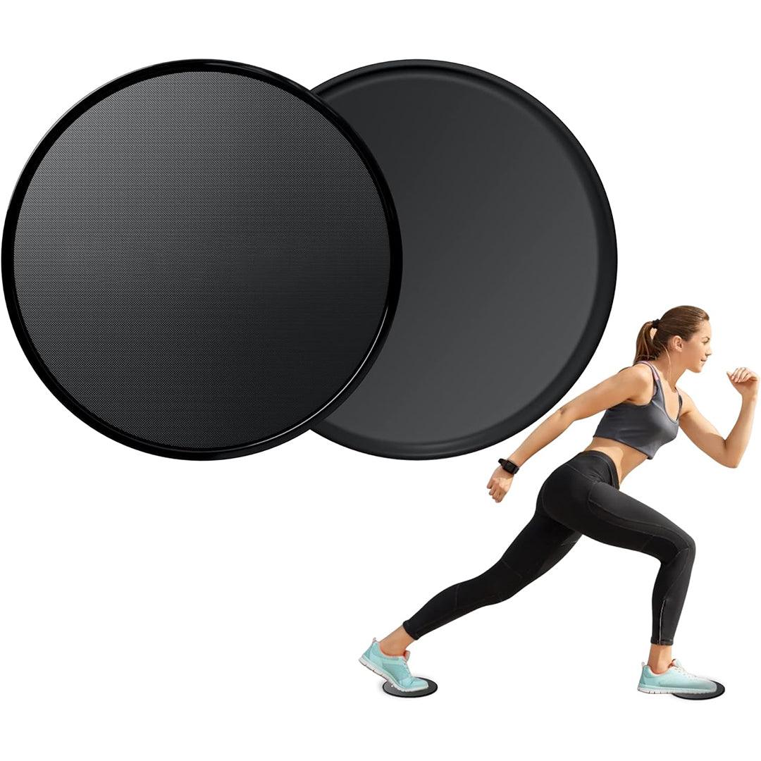Foot Sliders for Exercise - Core Sliders Gliding Disc Cardio Abs Exercise Exercise & Fitness - Tophatter Daily Deals