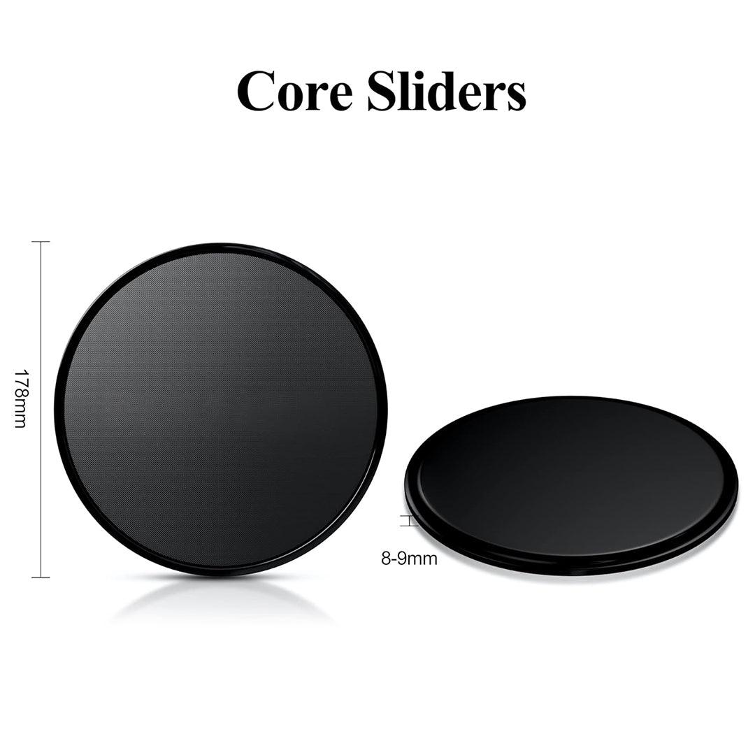 Foot Sliders for Exercise - Core Sliders Gliding Disc Cardio Abs Exercise Exercise & Fitness - Tophatter Daily Deals