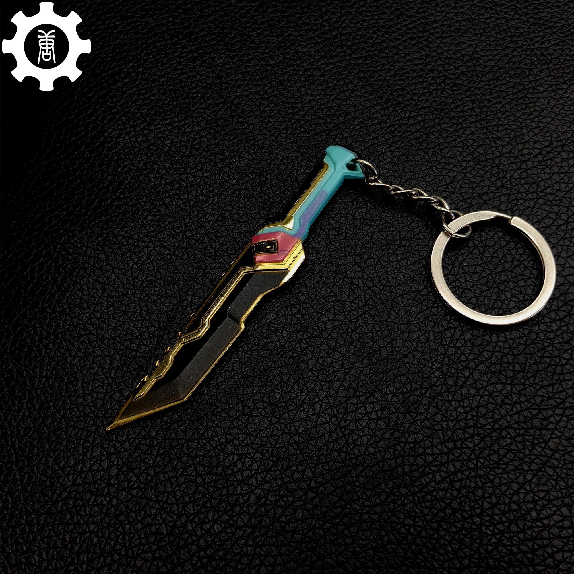 Tiny Glitchpop Dagger Metal Keychain - Tophatter Daily Deals