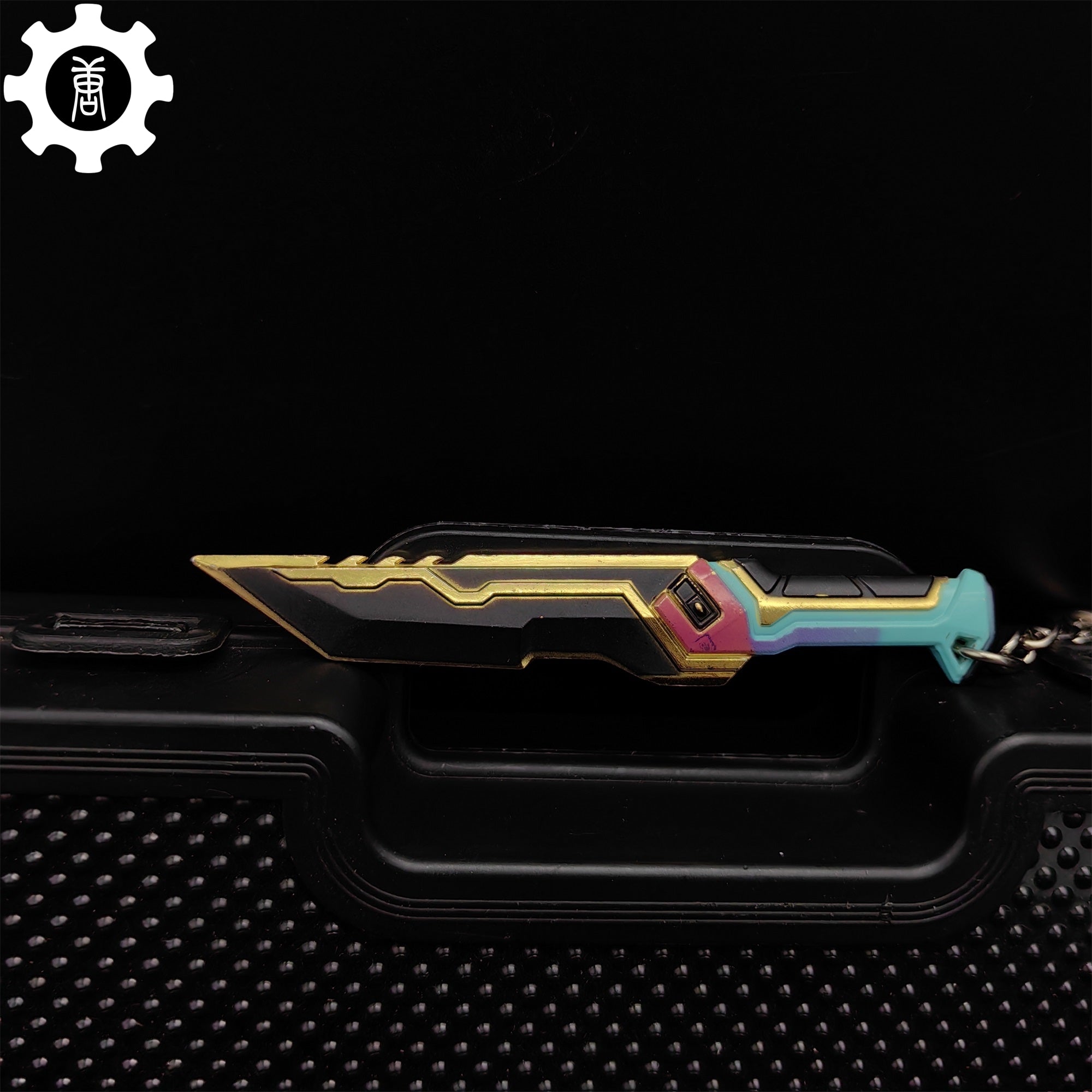 Tiny Glitchpop Dagger Metal Keychain - Tophatter Daily Deals