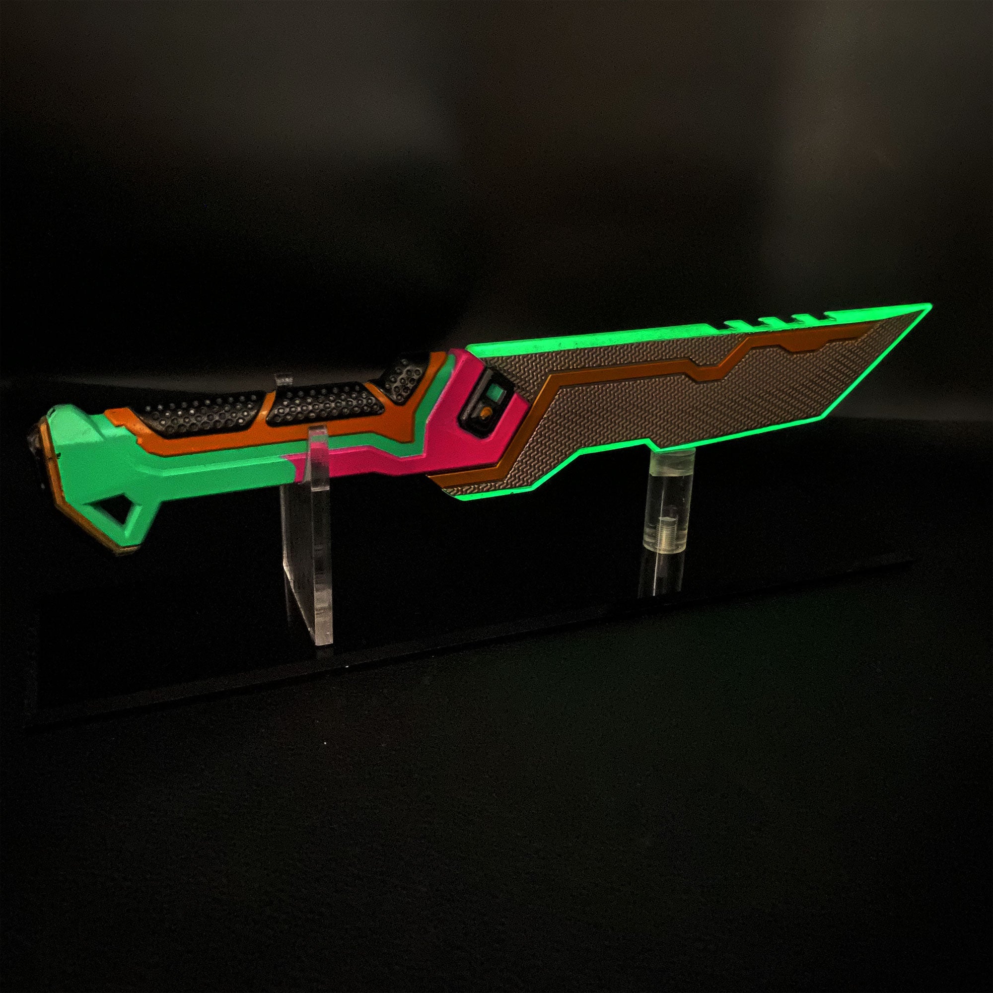1:1 Glitchpop Knife Life Size Metal Replica--Blunt Blade - Tophatter Daily Deals
