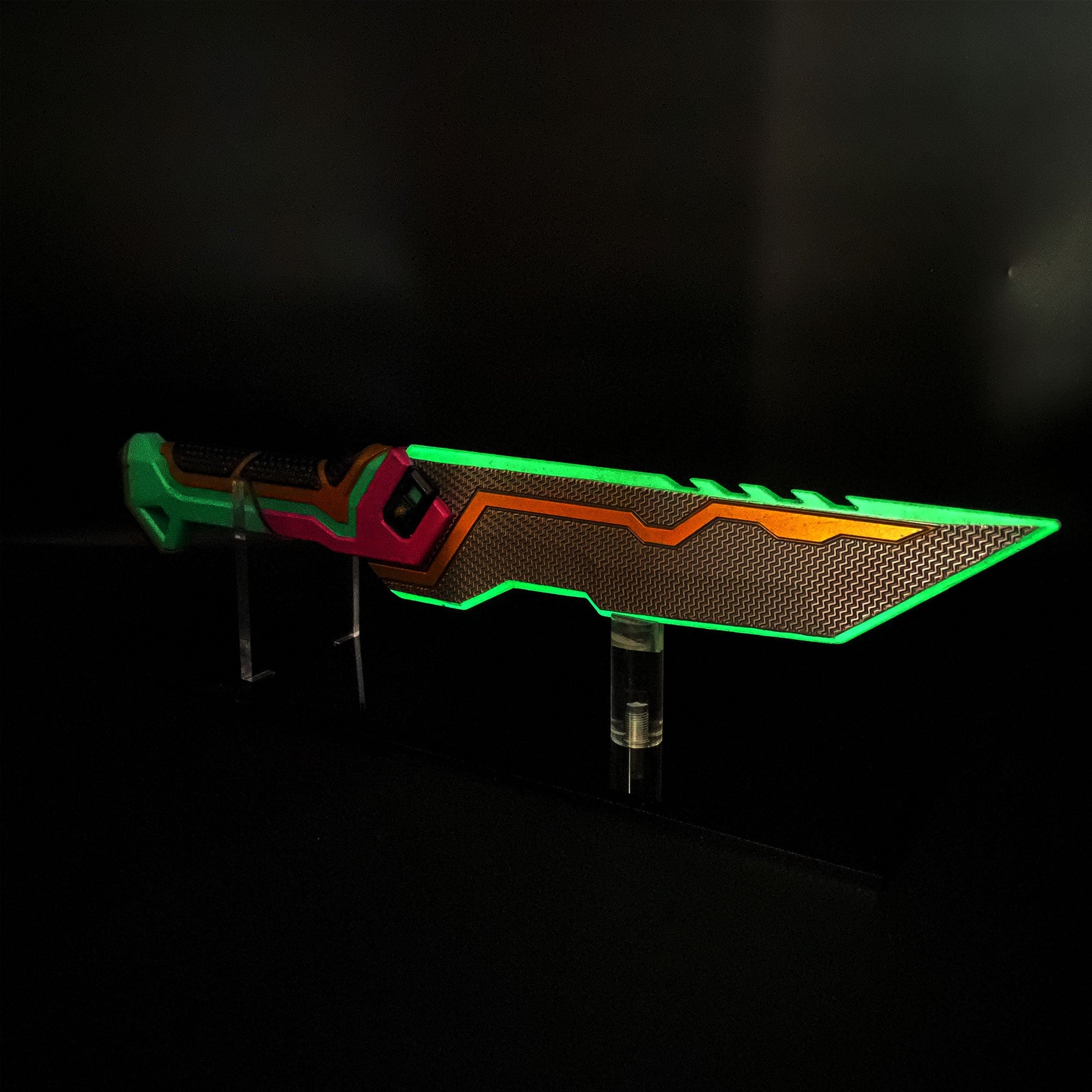 1:1 Glitchpop Knife Life Size Metal Replica--Blunt Blade - Tophatter Daily Deals