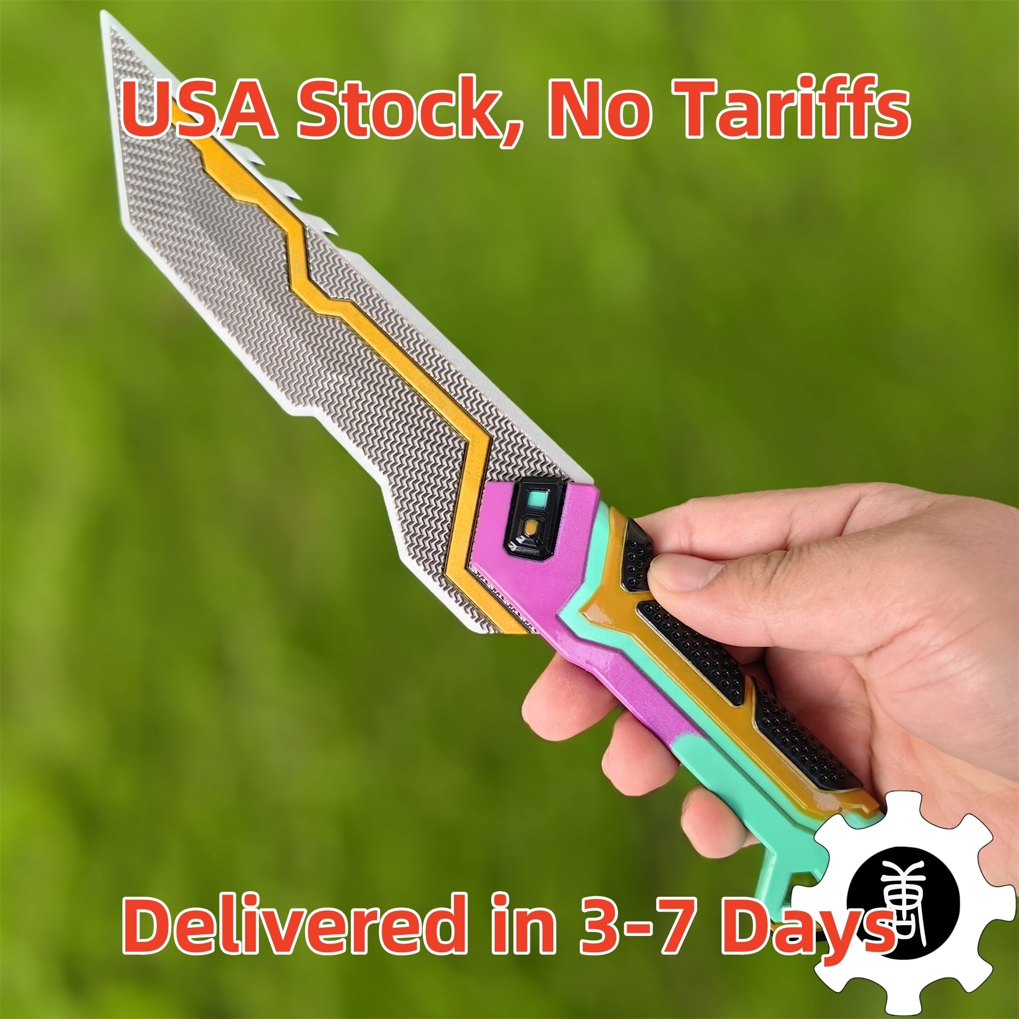 Glitchpop Dagger Life-size Metal Replica USA Only Glitchpop Dagger (USA Stock) - Tophatter Daily Deals