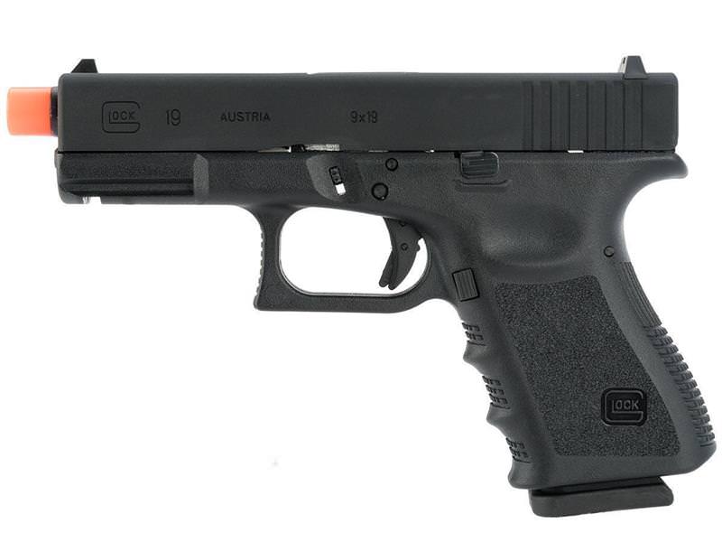 Officially Licensed GLOCK 19 Gas Blowback Airsoft Gun Pistol Metal Slide - Tophatter's Inc. Weapons Store Online Collectible Weapons - Tophatter Daily Deals