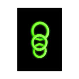 Ouch! Glow in the Dark 3 Piece Cockring Set - Tophatter Daily Deals