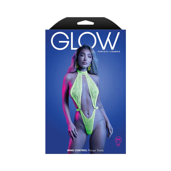 Glow Mind Control Lace Halter Teddy - Tophatter Daily Deals
