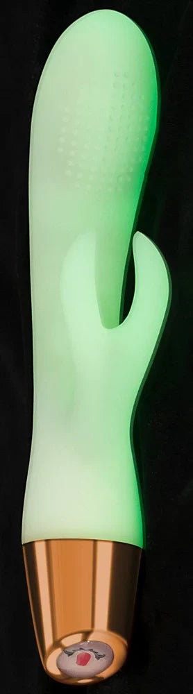 Glow in the Dark Rabbit Dual Stimulator Vibrator - Tophatter Daily Deals