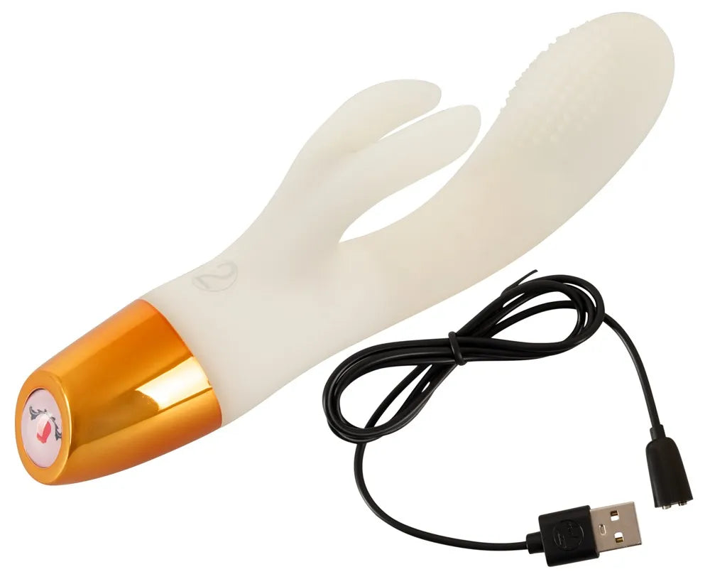Glow in the Dark Rabbit Dual Stimulator Vibrator - Tophatter Daily Deals