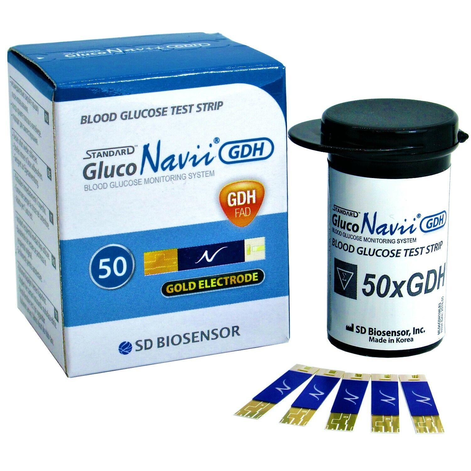 Blood Glucose Test Strips - 50x Sugar Monitor Diabetes Testing Kits 5 Pack of 50 Strips Health Care - Tophatter Daily Deals