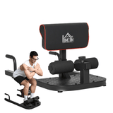 Hack Squat for Glutes - 3in1 Squat Machine Adjustable Bench Squat Sit Up Push Up - Tophatter Daily Deals