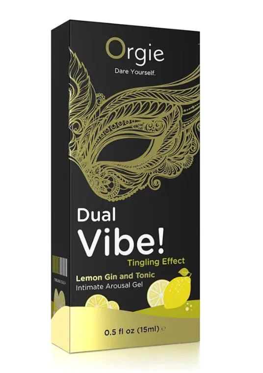 Dual Vibe Gin and Tonic Lemon Kissable Liquid – Intimate Gel 15ml > Lube > Oral Gels & Sprays - Tophatter Daily Deals