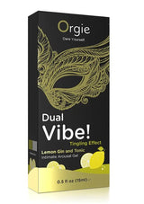 Dual Vibe Gin and Tonic Lemon Kissable Liquid – Intimate Gel 15ml > Lube > Oral Gels & Sprays - Tophatter Daily Deals