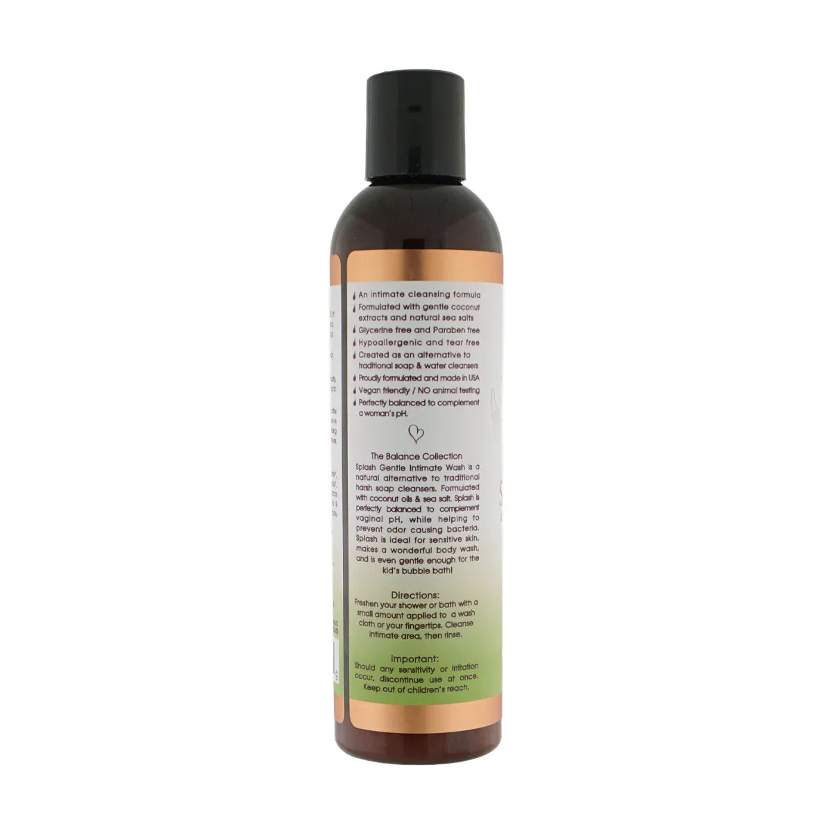 Balance Splash Intimate Cleanser – 8.5 Fl. Oz. Feminine Hygiene Cleanser > Essentials > Bath & Body - Tophatter Daily Deals