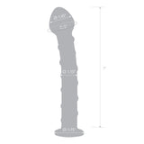 Glas 8 Inch Mr Swirly Spiral Red and Clear Glass Dildo > Glass > Dildos - Tophatter Daily Deals