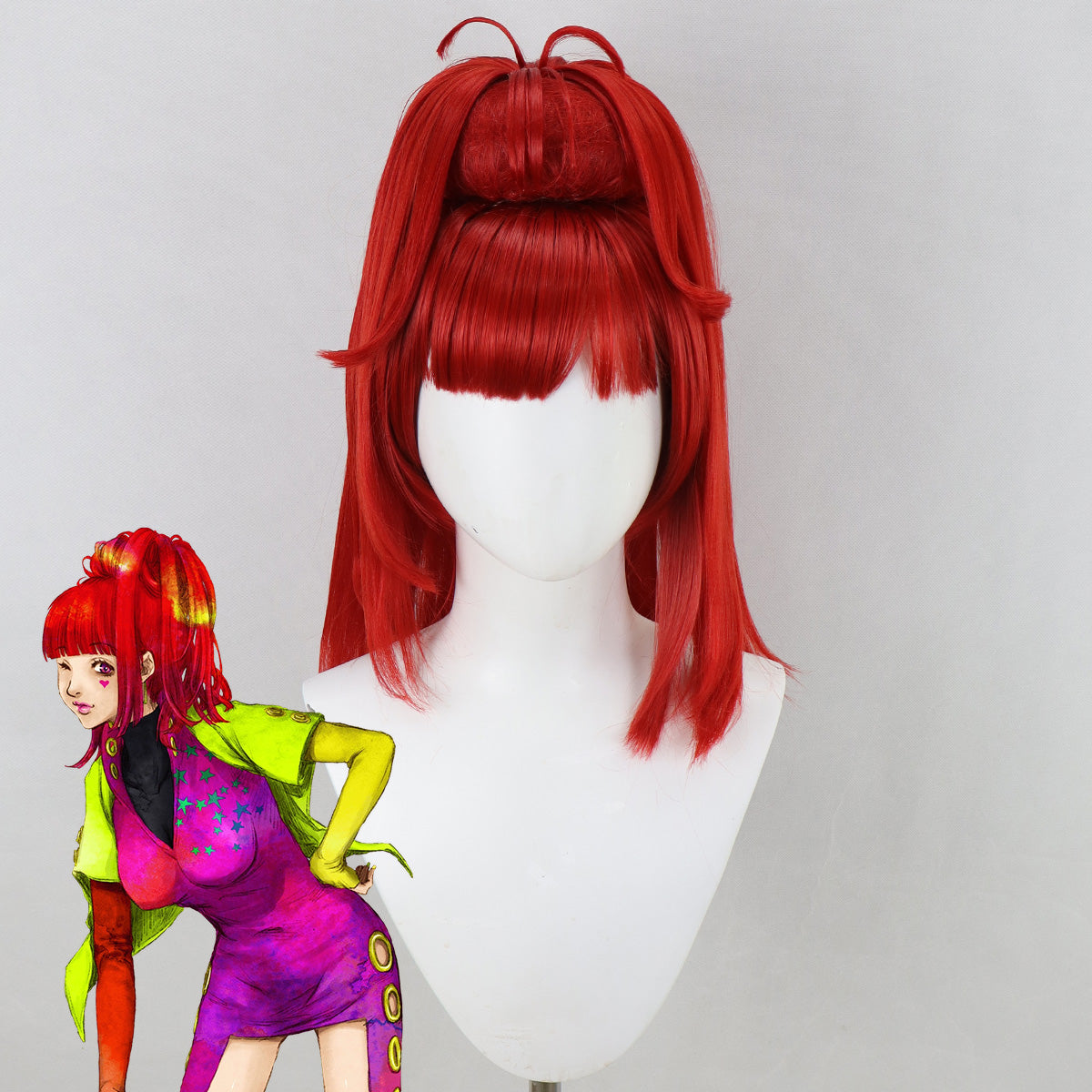 Gnosia Anime SQ Red Cosplay Wig Wig - Tophatter Daily Deals