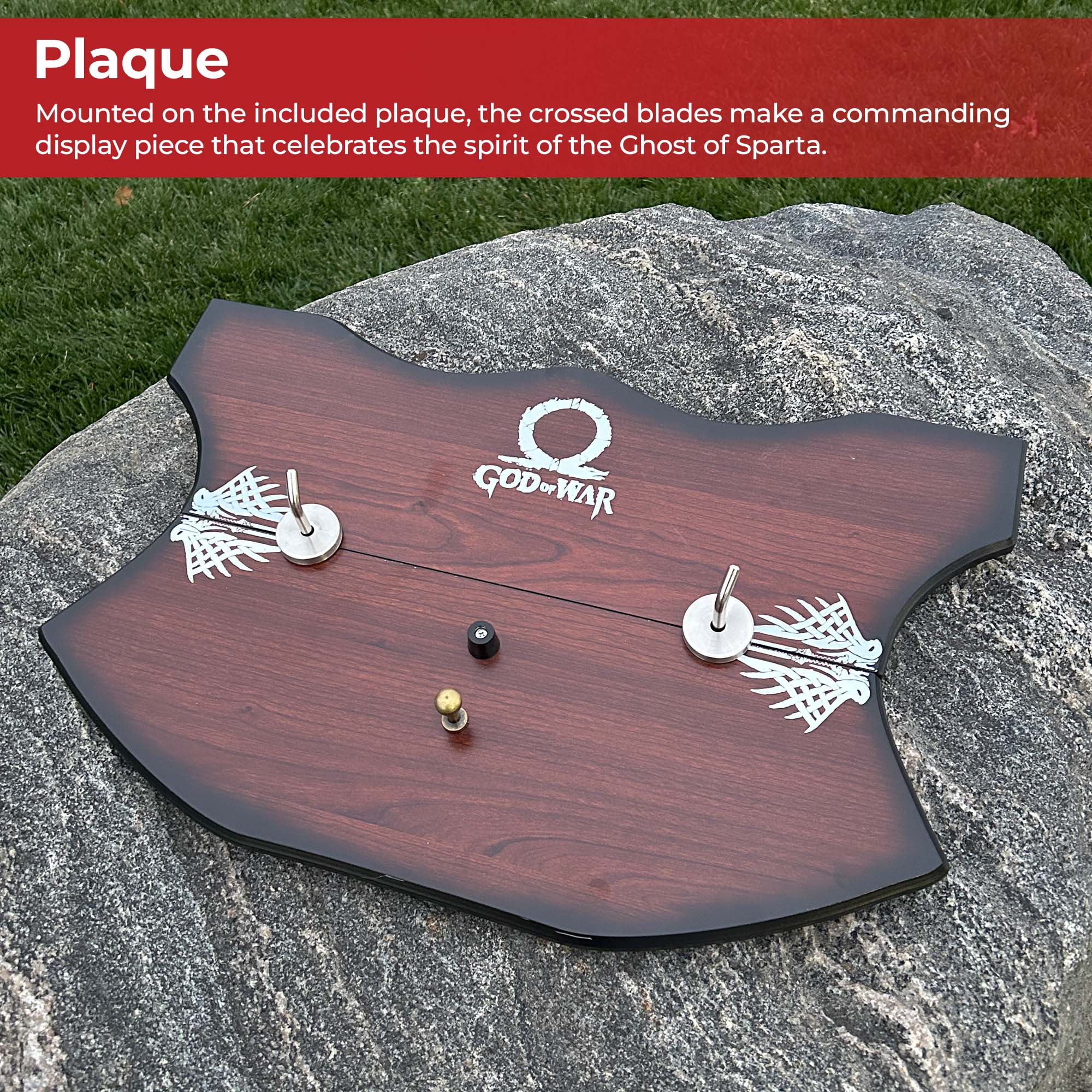 God of War Blades of Chaos with Plaque Swords - Tophatter Daily Deals