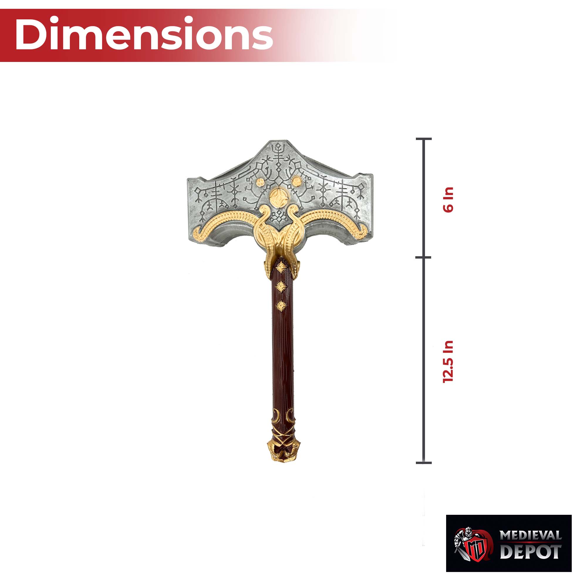 God of War Kratos Warhammer Foam Foam Products - Tophatter Daily Deals