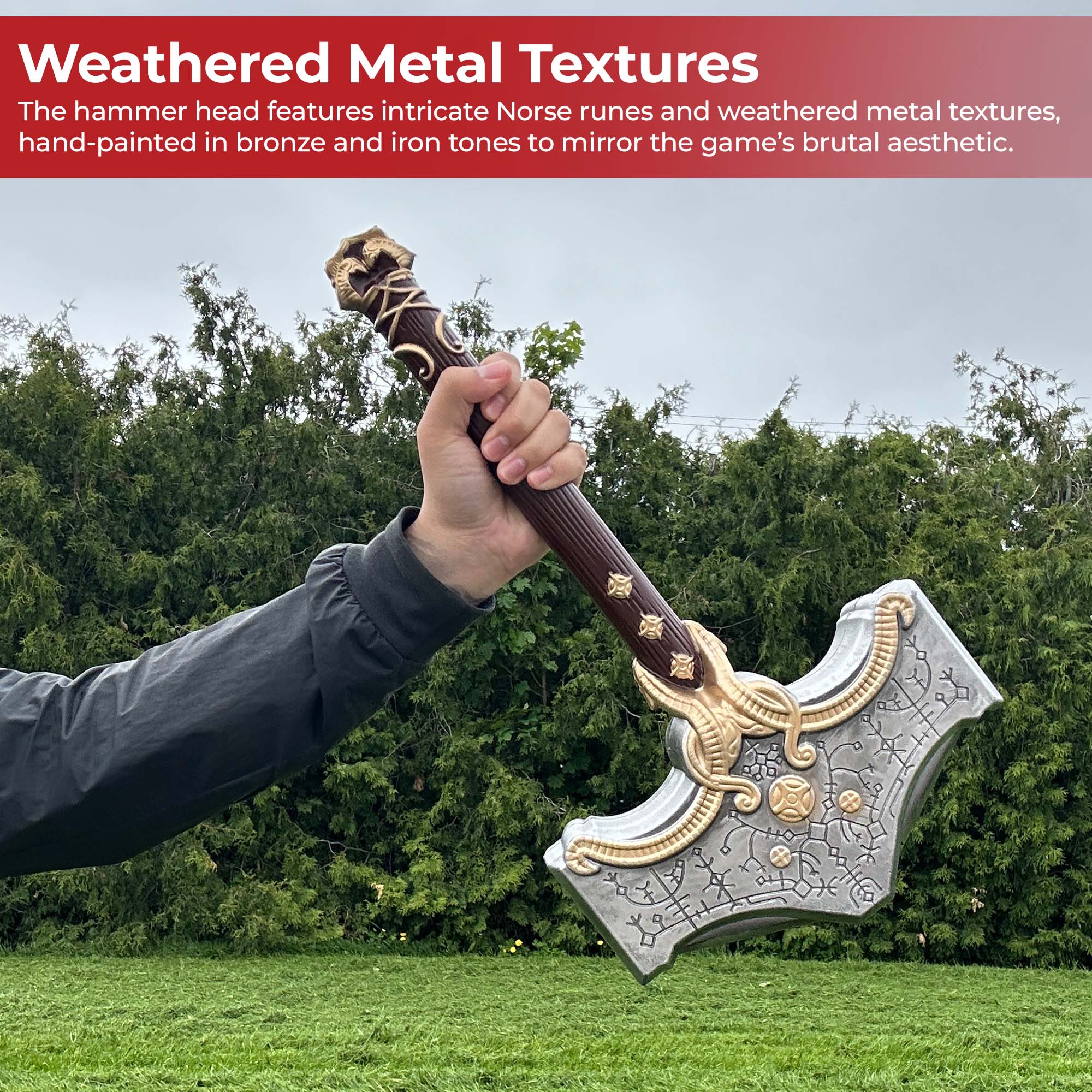 God of War Kratos Warhammer Foam Foam Products - Tophatter Daily Deals