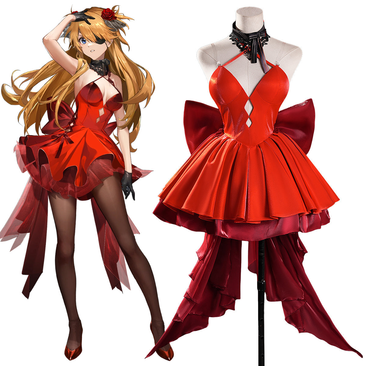 Goddess of Victory: Nikke Asuka Ocean's Lament Cosplay Costume Costume - Tophatter Daily Deals