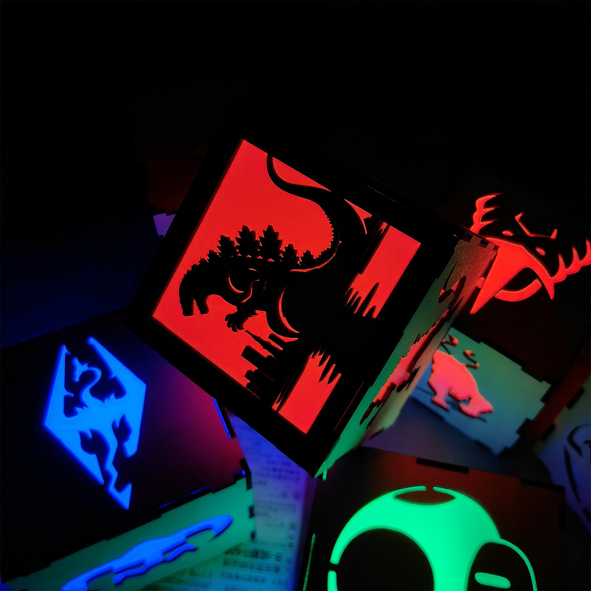 Godzilla Monster Inspired Neon Night Light - Tophatter Daily Deals