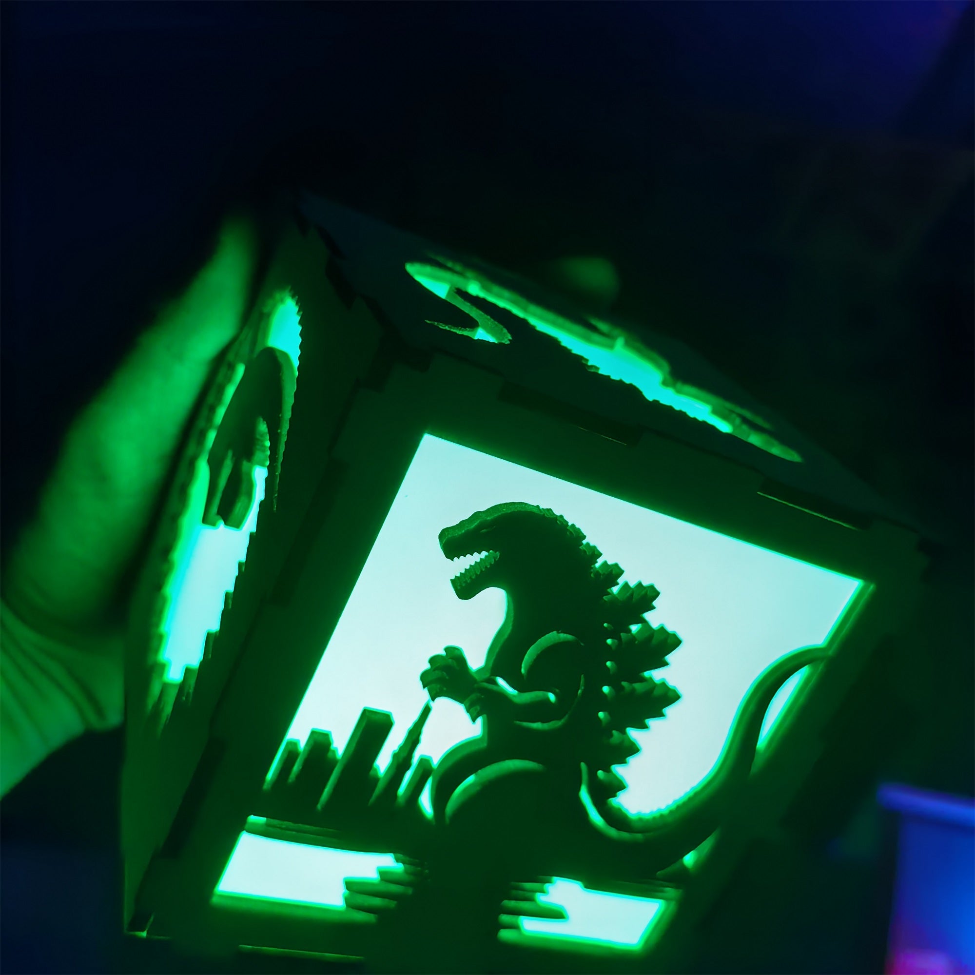 Godzilla Monster Inspired Neon Night Light - Tophatter Daily Deals