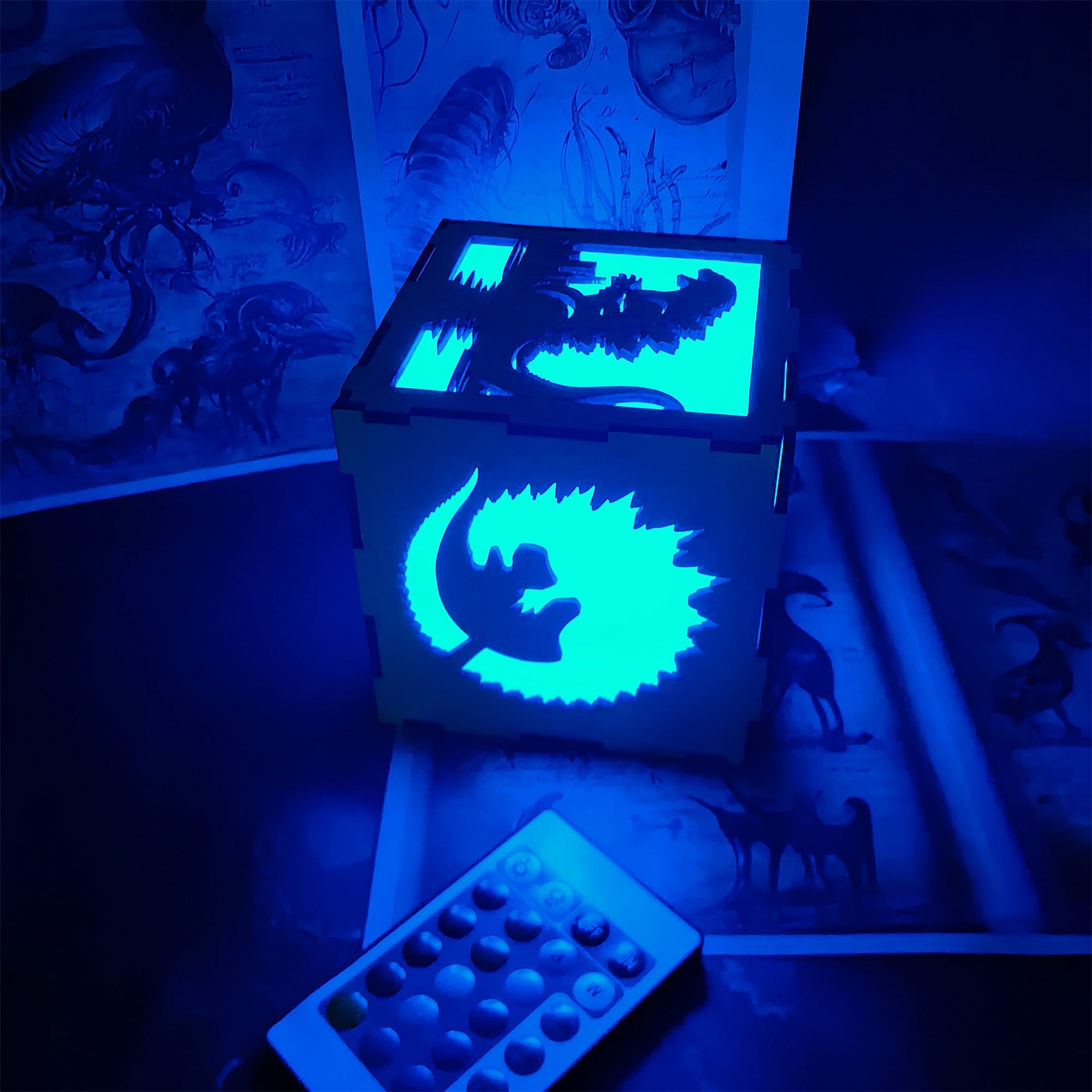 Godzilla Monster Inspired Neon Night Light - Tophatter Daily Deals