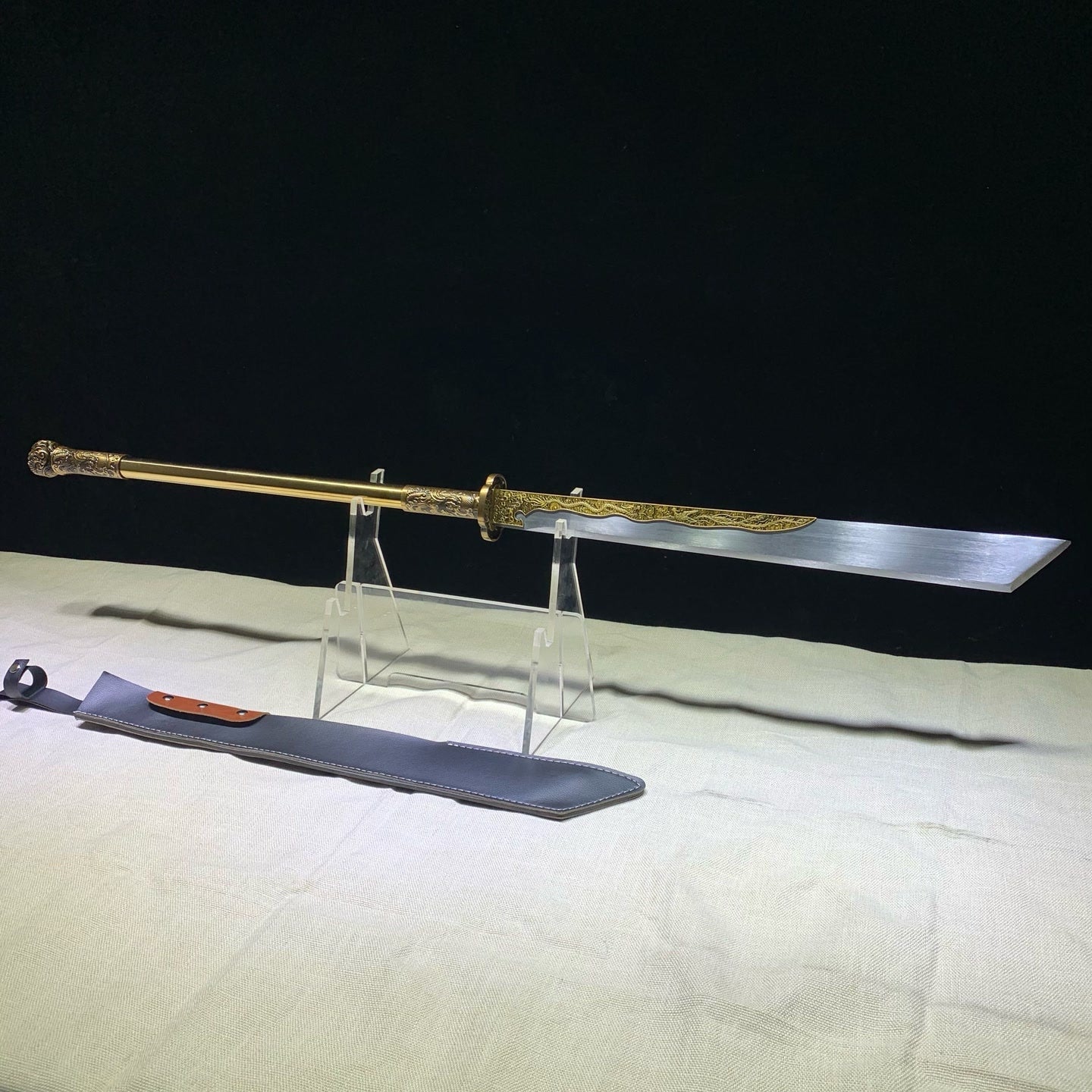 Golden Armor Integrated Mo Dao (Tang Dynasty Long-Handle Weapon) - Tophatter Daily Deals
