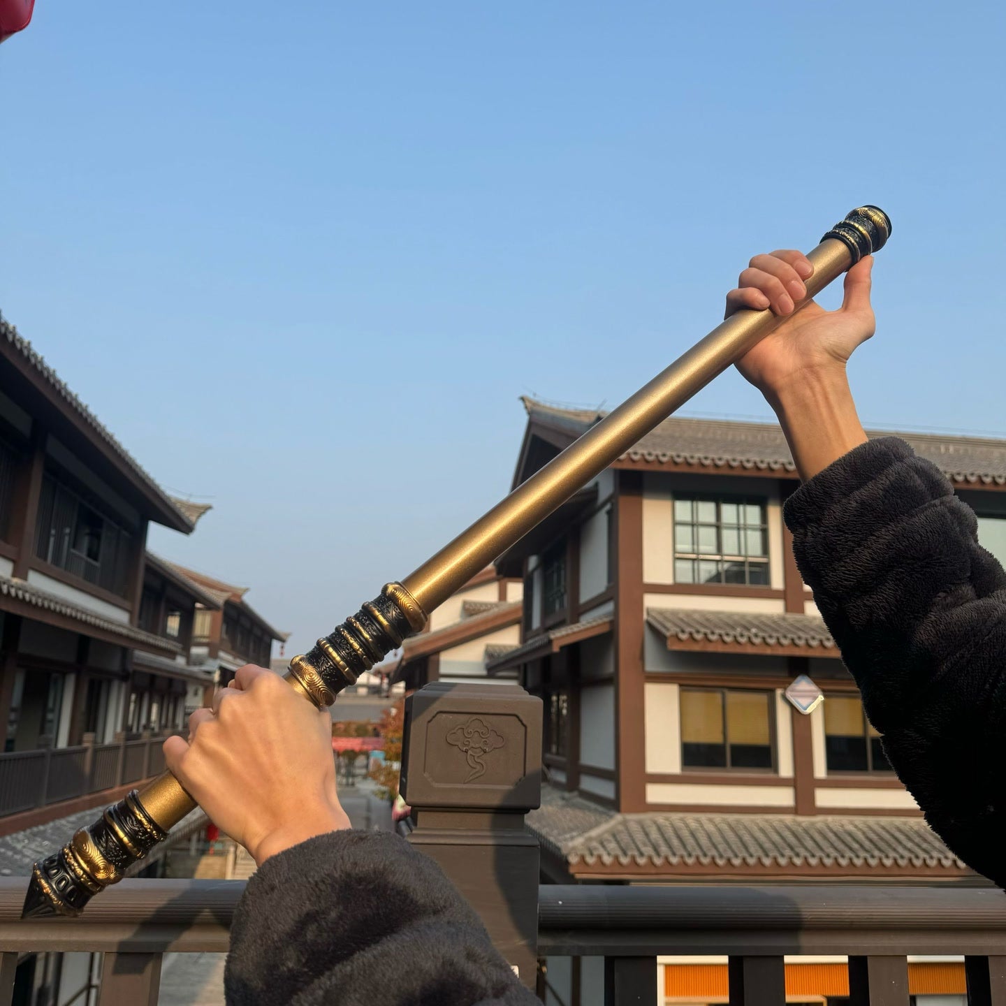 Golden Cudgel Staff Knife - Tophatter Daily Deals