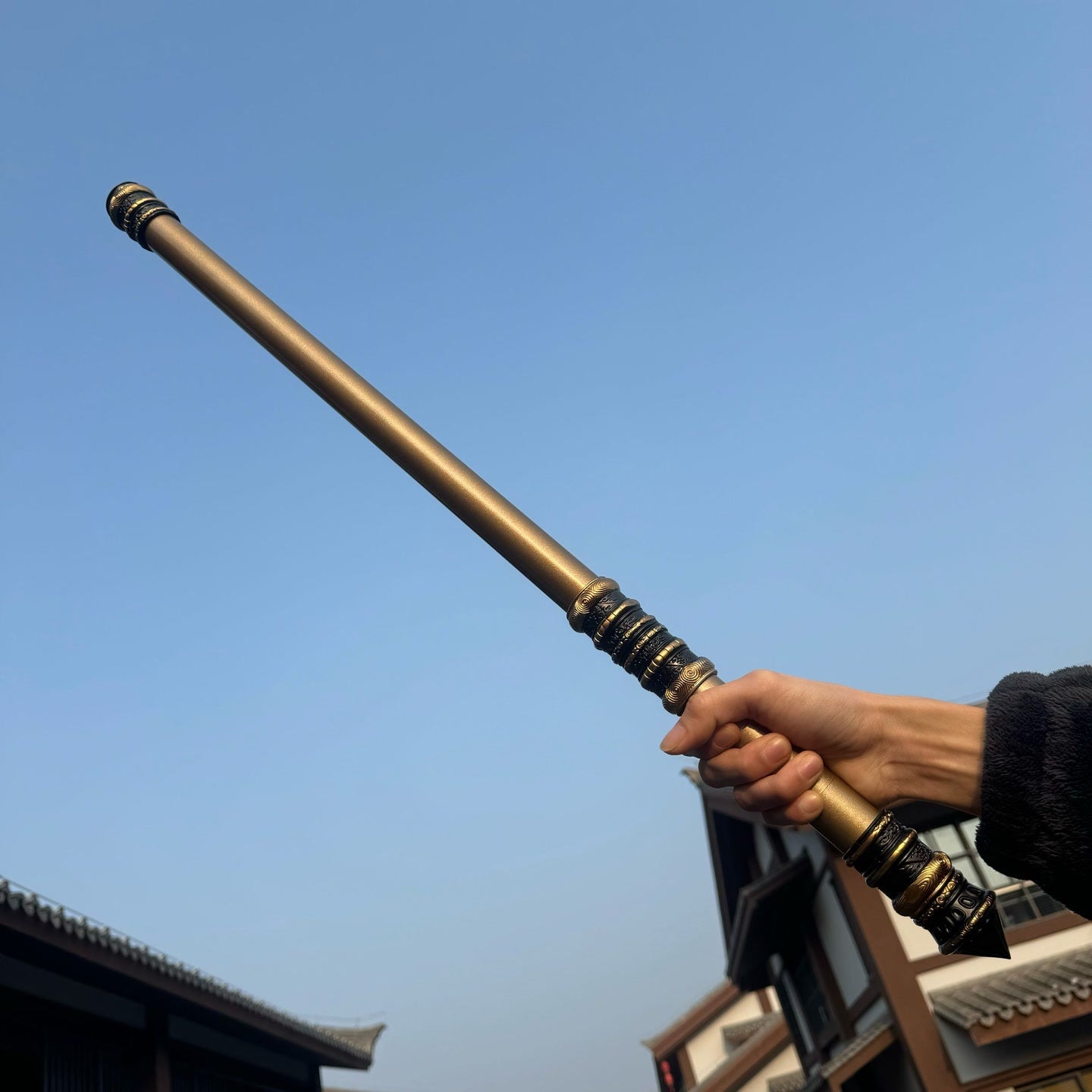 Golden Cudgel Staff Knife - Tophatter Daily Deals