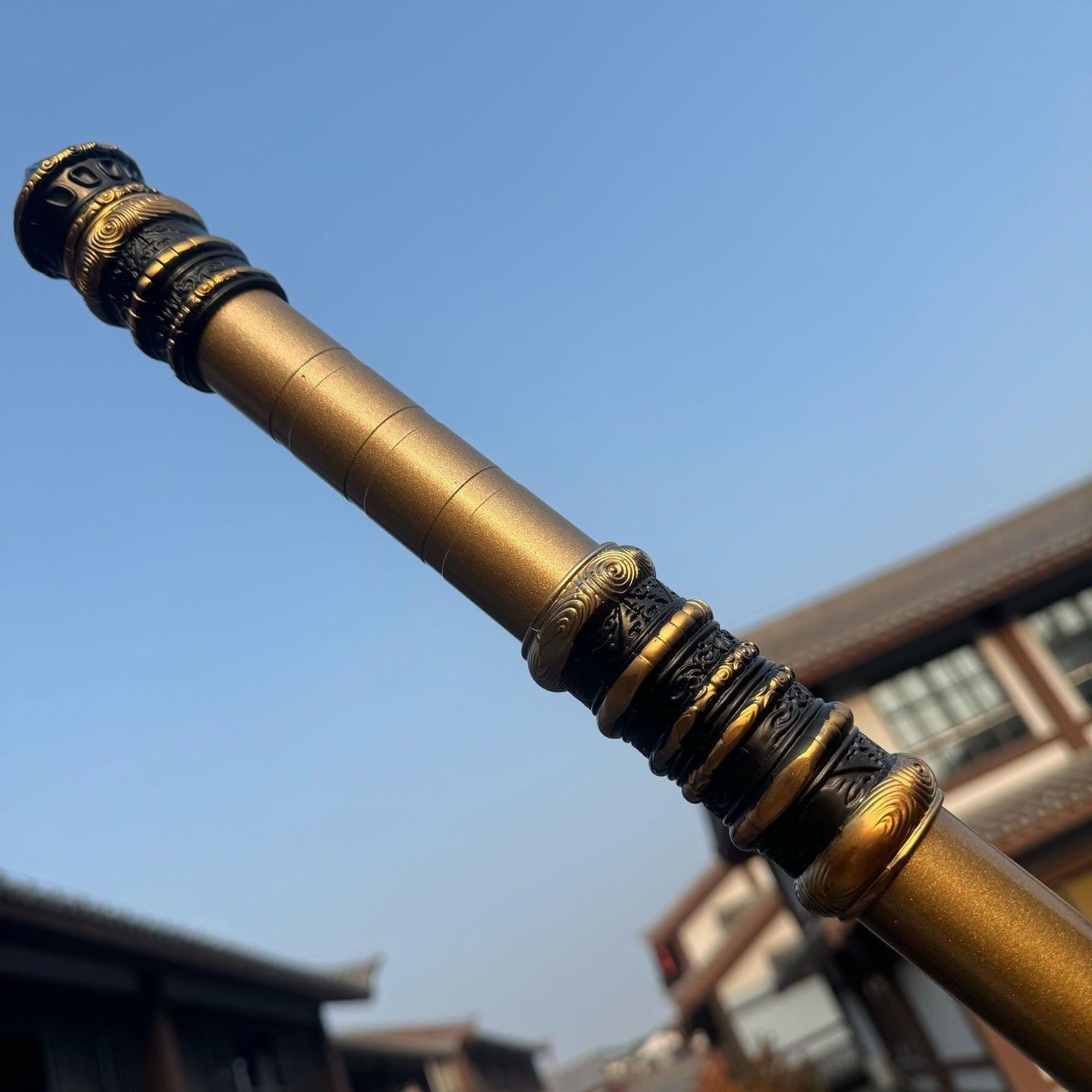 Golden Cudgel Staff Knife - Tophatter Daily Deals