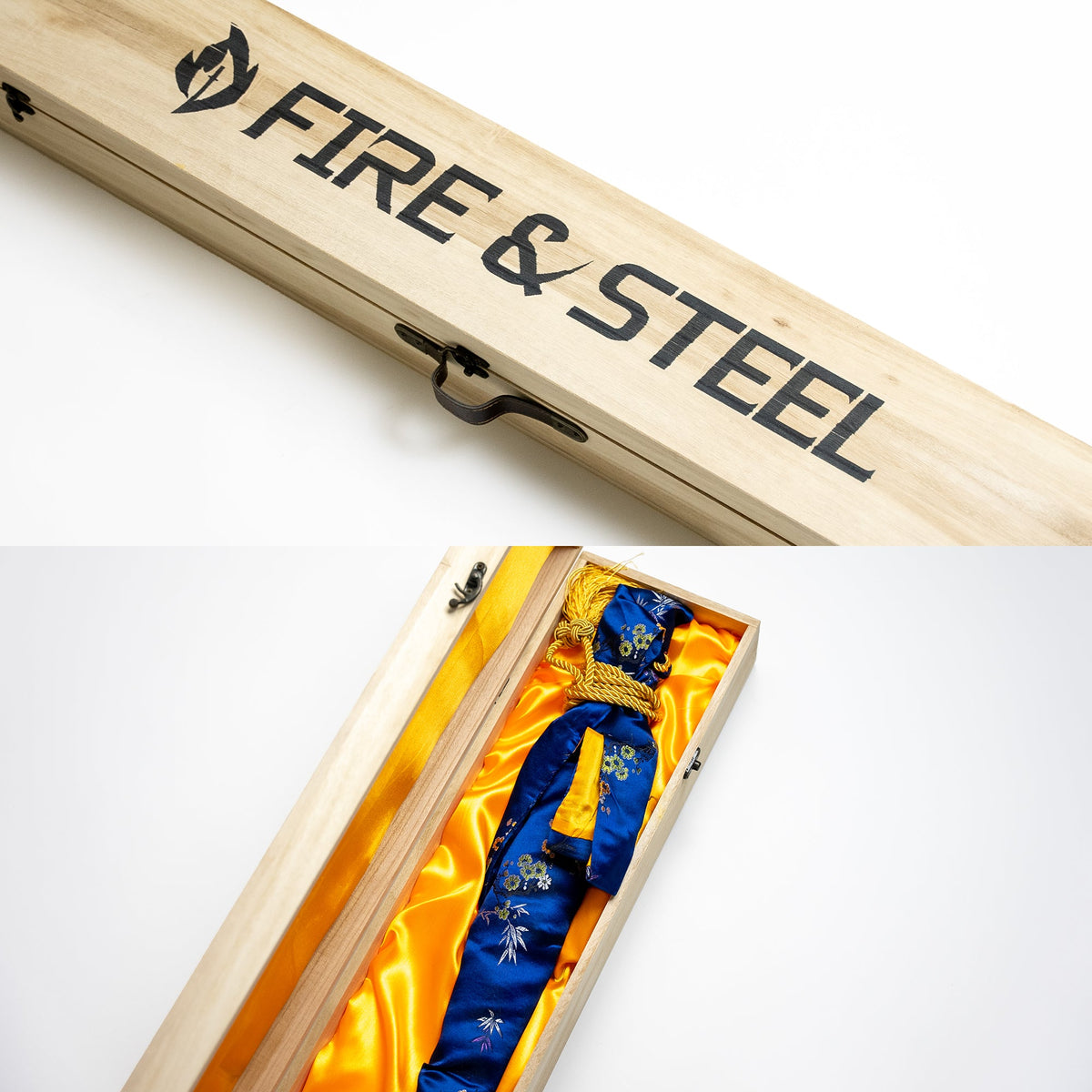 Fire and Steel - "Golden Locust" Shirasaya (Battle Ready) Fire and Steel Exclusive - Tophatter Daily Deals