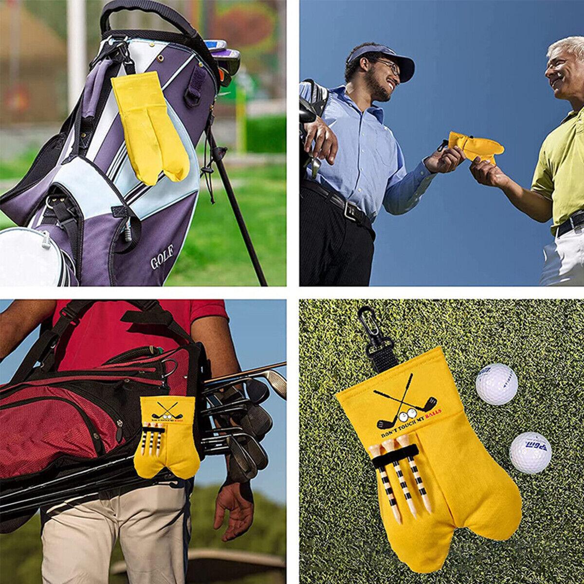 Golf Valuables Pouch UK - Golf Ball Bag Pouch Holder Organizer Case Gifts for Outdoor Sports Men Women Sports & Outdoor - Tophatter Daily Deals