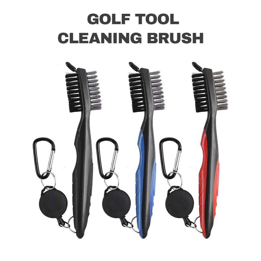 Golf Club Cleaners - Golf Club Brush Cleaning Tool Groove Cleaner Hook To Bag For Iron Wood Clubs Golf - Tophatter Daily Deals