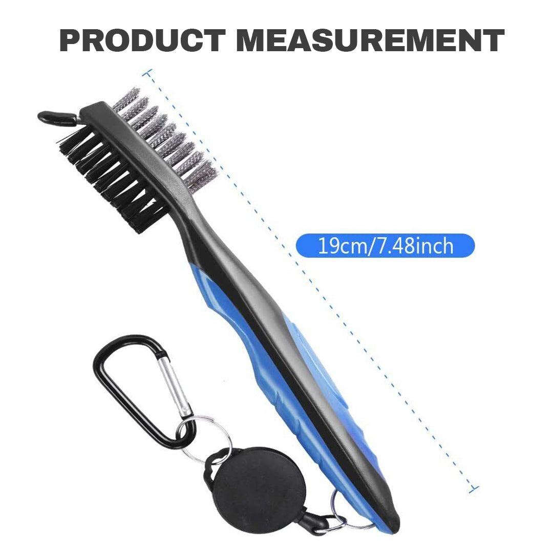Golf Club Cleaners - Golf Club Brush Cleaning Tool Groove Cleaner Hook To Bag For Iron Wood Clubs Golf - Tophatter Daily Deals