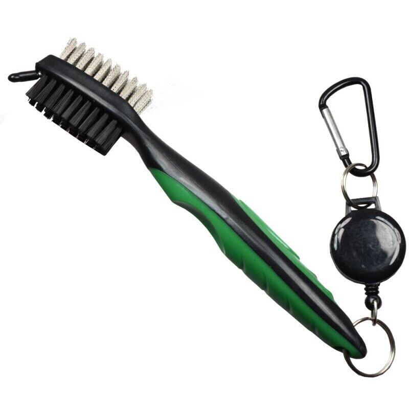 Golf Club Cleaners - Golf Club Brush Cleaning Tool Groove Cleaner Hook To Bag For Iron Wood Clubs Green Golf - Tophatter Daily Deals