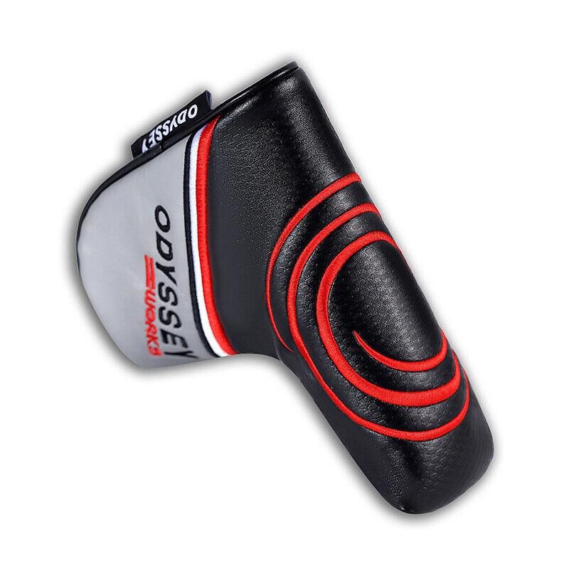 Mallet Putter Cover UK - Golf Putter Head Covers Mallet Blade Headcover Protector Magnetic Blade-Red-Magnetic Sports & Outdoor - Tophatter Daily Deals