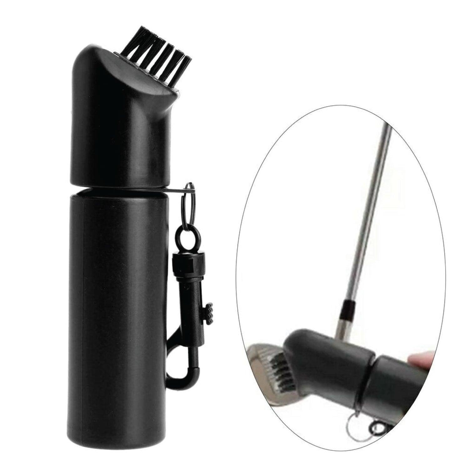 Golf Club Cleaning Brush - Golf Club Brush Groove Cleaner with Built-in Water Spray & Retractable Keychain Golf - Tophatter Daily Deals