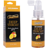 GoodHead Deep Throat Spray Mango 59ml - Flavorful Pleasure > Lube > Oral Gels & Sprays - Tophatter Daily Deals