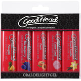 GoodHead Oral Delight Gel 5 Pack – Lubricant Gel > Lube > Oral Gels & Sprays - Tophatter Daily Deals