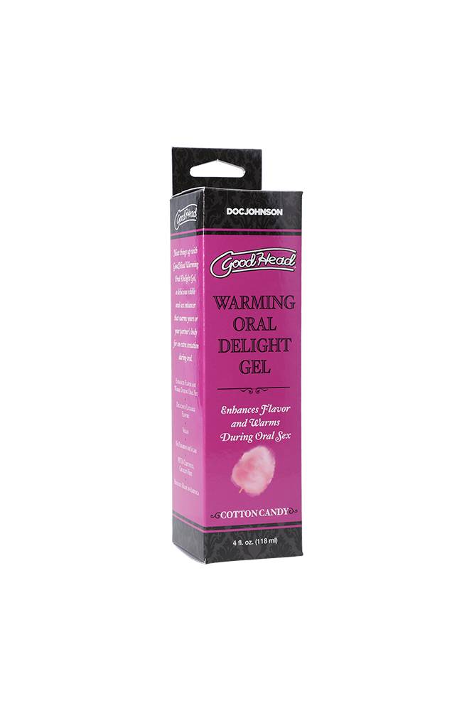 Doc Johnson - GoodHead - Warming Oral Delight Gel - Cotton Candy - 4 oz Liquid - Tophatter Daily Deals