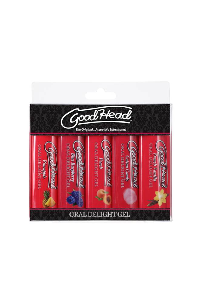 Doc Johnson - GoodHead - Original Oral Delight Gel - 5-Pack Liquid - Tophatter Daily Deals