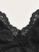 Goth Grunge Punk Black Lace Patchwork Halter Top Y2K - Tophatter Daily Deals