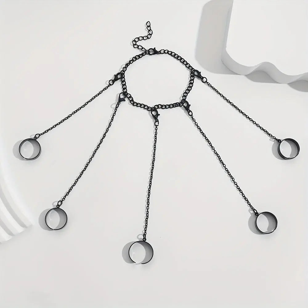 Gothic Style Mittens Ring Adjustable Jewelry Suitable For Men And Women Perfect Decor For Cool Friends Special Party Accessory Also Match Daily Outfits - Tophatter Daily Deals