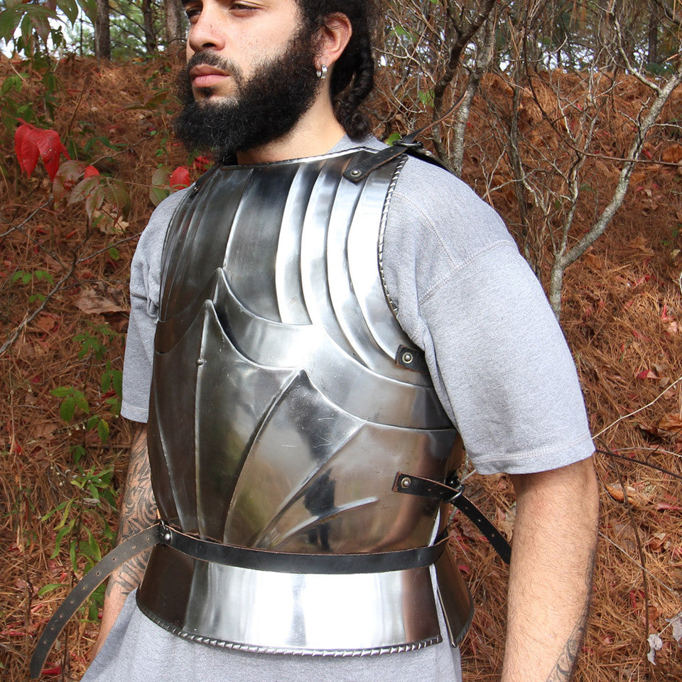 Gothic Valor Medieval Warrior German Gothic Body Armor Set historical period - Tophatter Daily Deals