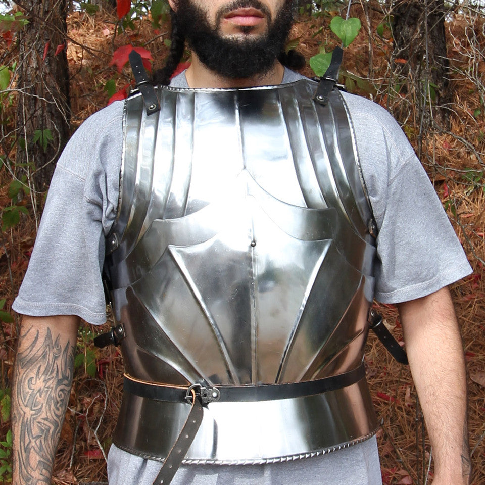 Gothic Valor Medieval Warrior German Gothic Body Armor Set historical period - Tophatter Daily Deals