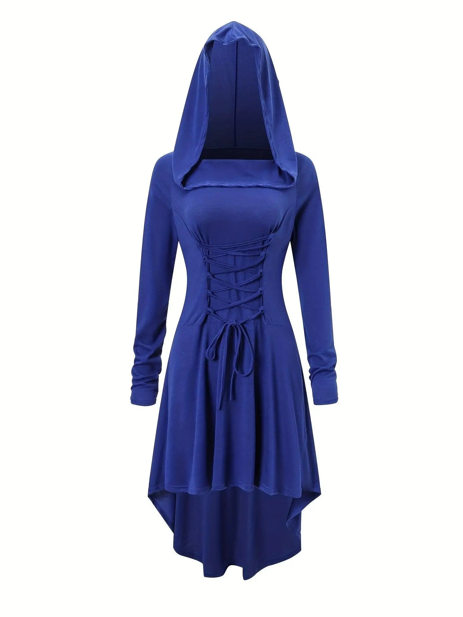 Gothic Witch Cosplay Dress, Medieval Renaissance Halloween Cosplay Hooded Costume, Women's Clothing - Tophatter Daily Deals