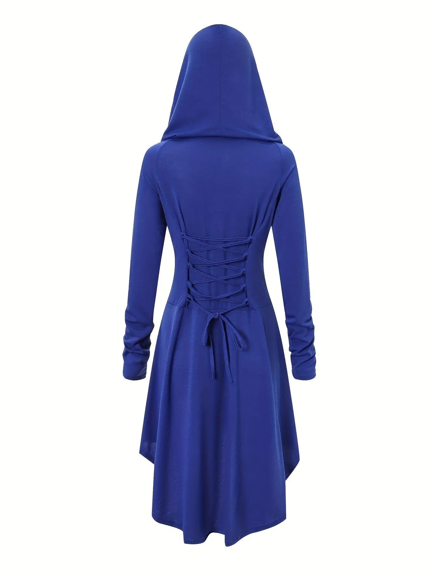 Gothic Witch Cosplay Dress, Medieval Renaissance Halloween Cosplay Hooded Costume, Women's Clothing - Tophatter Daily Deals