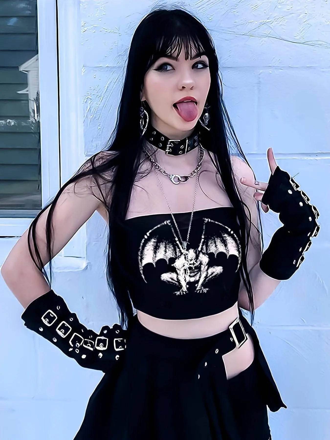 Graphic Print Tube Top, Y2K Summer Sleeveless Top, Women's Clothing - Tophatter Daily Deals