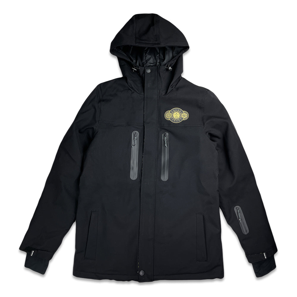 Grassroots California Cosmic Arcana Black Tech Jacket Black Jacket Jackets - Tophatter Daily Deals